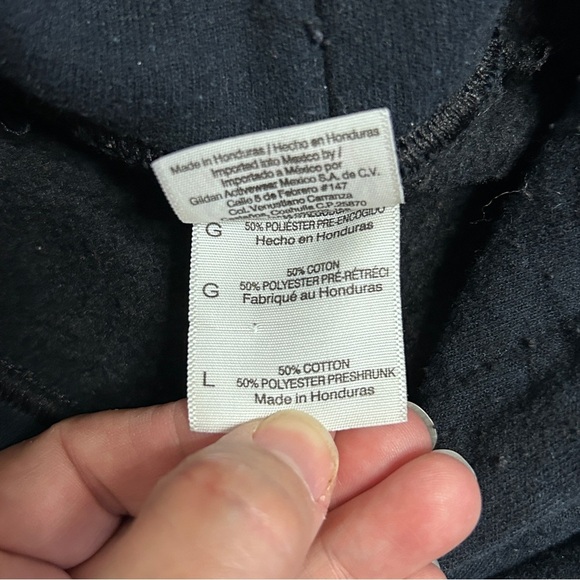 9/11 Memorial Commemorative Hoodie Women’s Size large Navy Blue *FLAW* - Picture 6 of 10